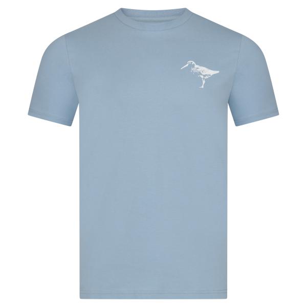 Unisex T-Shirt ALPS FEELING Sky Blue Vorderseite
